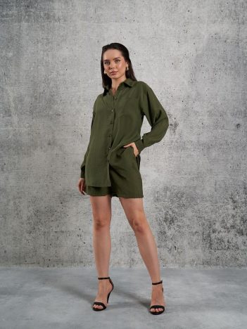 Shorts Shirt Set (Khaki)